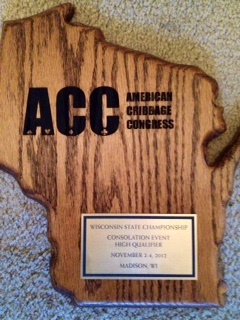 Wisconsin Award Plaque